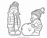 Cute Children Coloring Page For Kids  Free Babies Printable sketch template