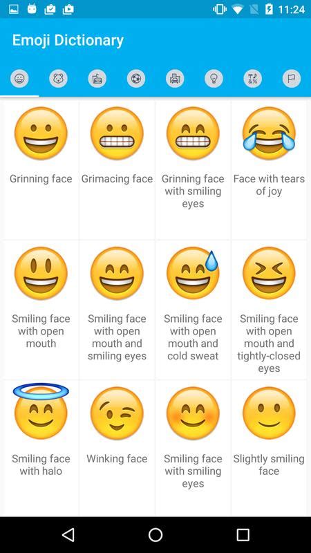 Emoji Meanings Chart Android
