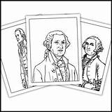 George Washington Coloring Pages President Worksheets By  sketch template