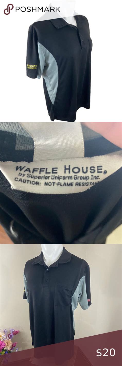 Unisex Waffle House Uniform Top Size Large Waffle House Unisex Uniform ...