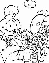 All Mario Characters Coloring Pages  Home sketch template