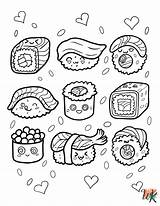 20 Sushi Coloring Pages For Kids  ColorinngPagesWKcom sketch template
