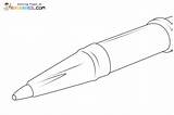 Pen Coloring Pages sketch template
