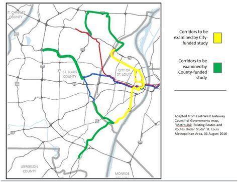 4 Light Rail Expansion Routes to be Studied Concurrently in St. Louis ...