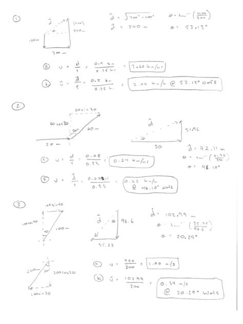 13 - Advanced Kinematics problems (solutions) | PDF