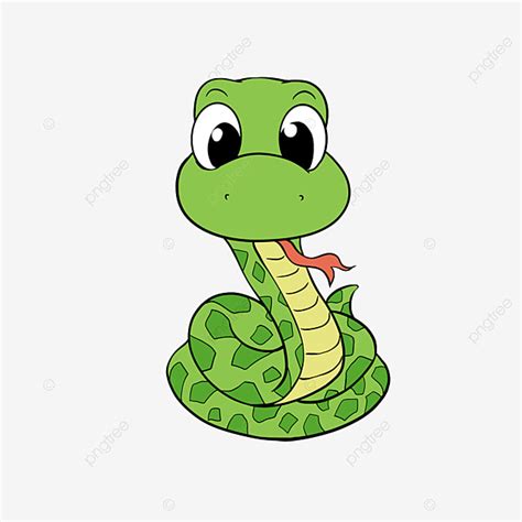 Snake Illustrations Clipart PNG Images, Snake Clipart Stickers Hand ...