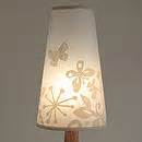 butterfly print lampshade by helen rawlinson | notonthehighstreet.com