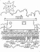 Coloring Pages For Kids By Mr Adron Caboose Print And Color  sketch template