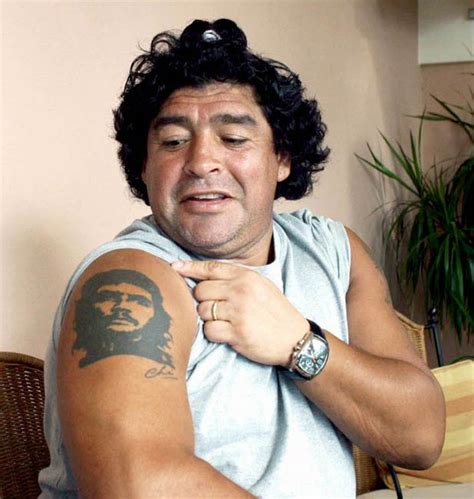 Hair & Tattoo Lifestyle: Maradona Professional Soccer Tattoo Styles