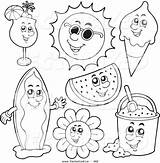 Summer Coloring Sheets Preschool Pages sketch template