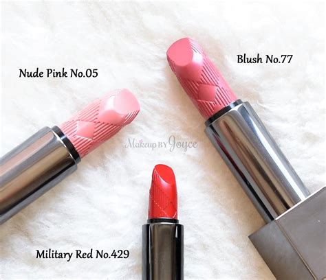 MakeupByJoyce ** !: Swatches + Review: Burberry Kisses and Lip Velvet Lipstick Collection