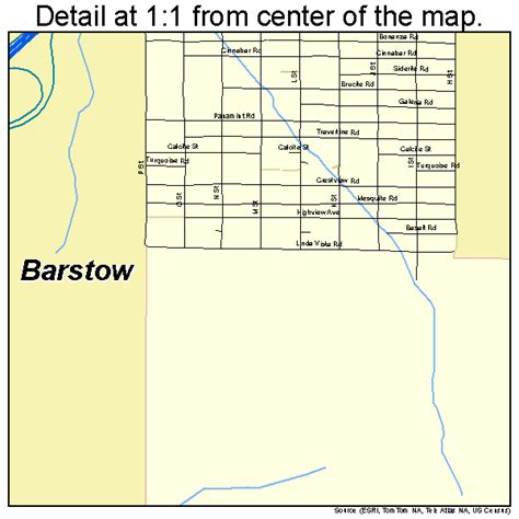 Barstow California Street Map 0604030