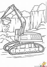 Bulldozer Drawing Coloring Pages Excavator Getdrawings Sketch Page sketch template