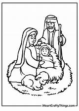 Jesus Is Born Coloring Sheet sketch template