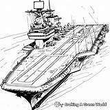 Aircraft Carrier Coloring Pages  Free & Printable sketch template