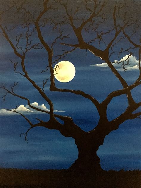 Spooky Sundown Painting at Paint Nite