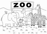 Zoo Animal Coloring Pages Free Printable sketch template