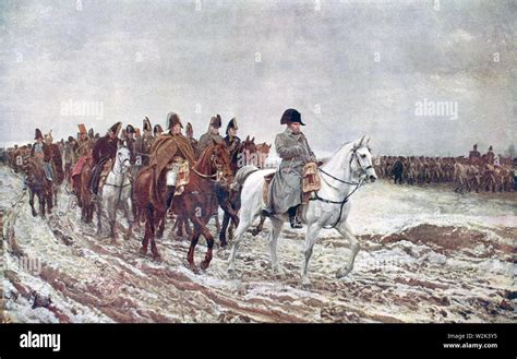 Ernest meissonier napoleon retreat hi-res stock photography and images ...