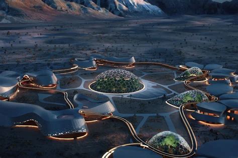 Space Architecture designed to be a home to the future humans living on Mars! - Yanko Design