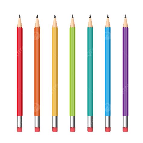Pencil Colorful Rainbow Color Learning Aids Office Supplies Drawing Sharp, Leaflet Material ...