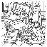 Premium Vector  Lunch Box Isolated coloring Page For Kids sketch template
