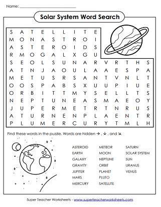 37 Solar system English ESL worksheets pdf & doc - Worksheets Library