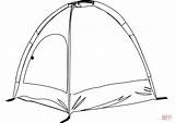 Tent Coloring Nomads Teepee Pages Nomadic Tipi Drawing Clipart  sketch template