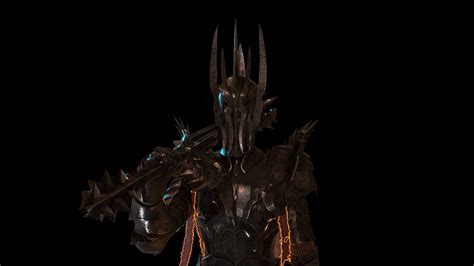 3D model Sauron Armor VR / AR / low-poly rigged | CGTrader