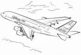 737 Airplane Coloring Pages sketch template