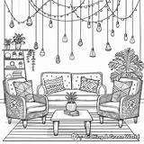 Living Room Coloring Pages  Free & Printable sketch template
