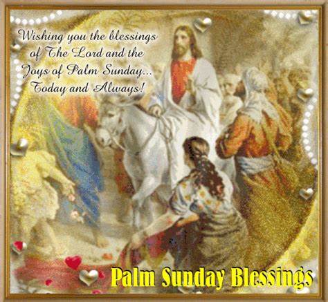 Palm Sunday Blessings Card. Free Palm Sunday eCards, Greeting Cards ...