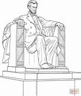 Free Printable Abraham Lincoln sketch template