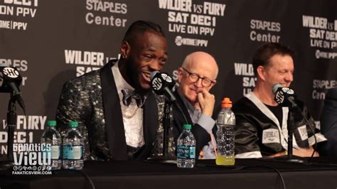 Deontay Wilder Post Fight Press Conference - Wilder vs. Fury