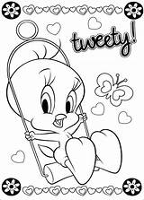 Tweety Bird Coloring Pages  Free Printable For Kids sketch template