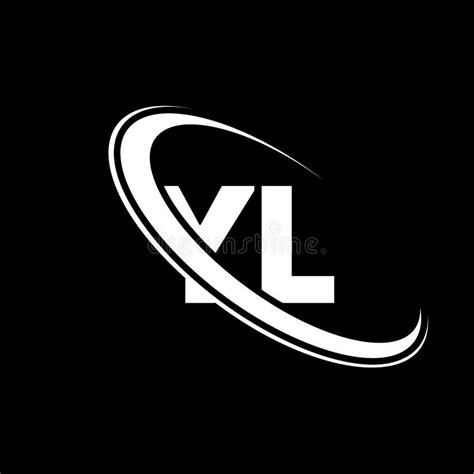 YL Logo. Y L Design. White YL Letter. YL/Y L Letter Logo Design Stock Vector - Illustration of ...