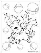 20 Leafeon Coloring Pages Free PDF Printables sketch template