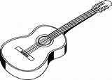 Dibujos De Guitarra Para Colorear E Imprimir– ColoringOnlyCom sketch template
