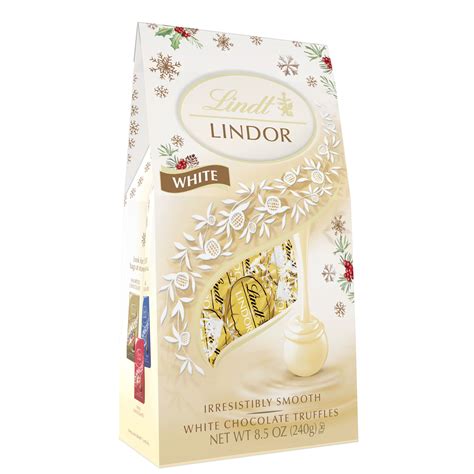 Buy Lindt Lindor White Chocolate Candy Truffles, 8.5 oz Bag Online at ...