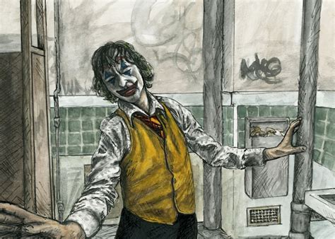 The Joker Bathroom Scene - Etsy