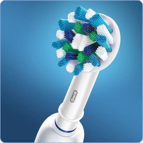 Oral-B CrossAction Replacement Brush Heads (4-Pack) White EB50-4 - Best Buy