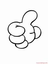 Open Hand Coloring Pages sketch template