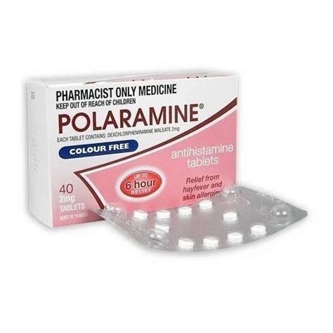 Polaramine Chlorpheniramine Maleate Tablets, Packaging Type: Strips, 2 ...