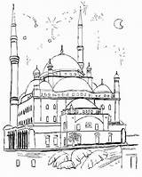Masjid Coloring Pages At GetColoringscom  Free Printable Colorings sketch template