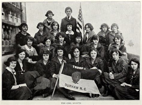 The Girl Scouts, Durham High School, Yearbook photo, 1923 | Flickr