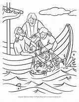 Best Ideas For Coloring Disciples Catching Fish Page  The sketch template