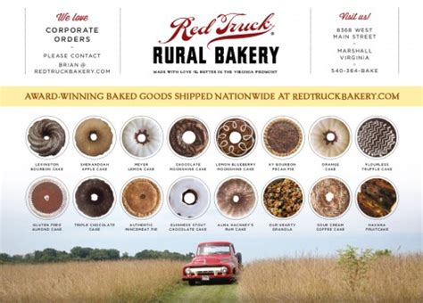 Red Truck Rural Bakery | Marshall & Warrenton, VA | Red truck, Bakery, Warrenton