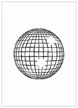 Disco Ball Coloring Pages  Shine Bright With These Geometric Patterns sketch template
