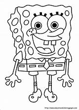 Spongebob Printable Coloring Page sketch template