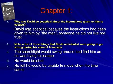 PPT - ‘I am David’ PowerPoint Presentation, free download - ID:1061026