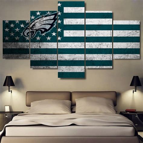 Philadelphia Eagles Wall Canvas - A Beautiful American Flag Print | The ...